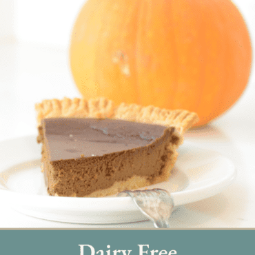 Dairy Free Chocolate Pumpkin Pie