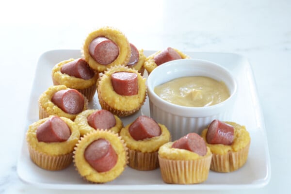 Keto Corn Dog Mini Muffins