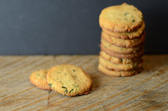 lemon basil cookies