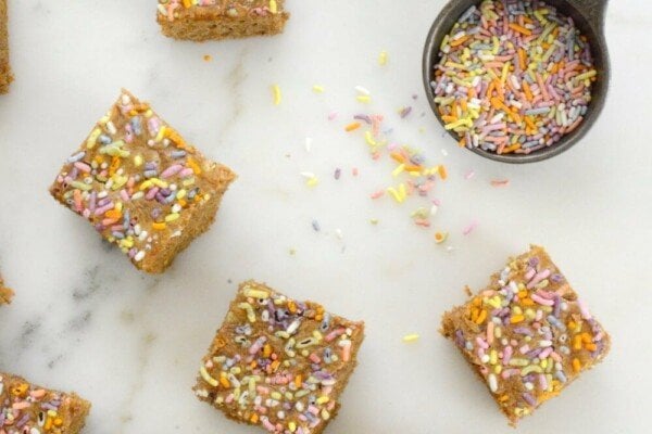 Low-Carb Funfetti Blondies