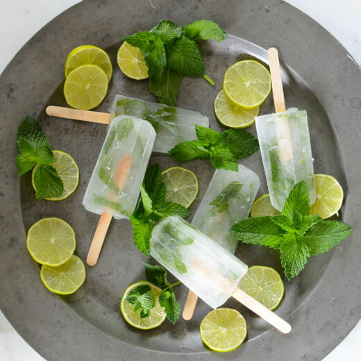 Keto Mojito Popsicles