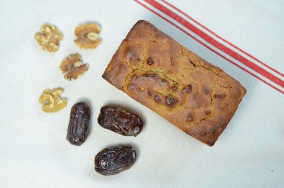 paleo date walnut bread