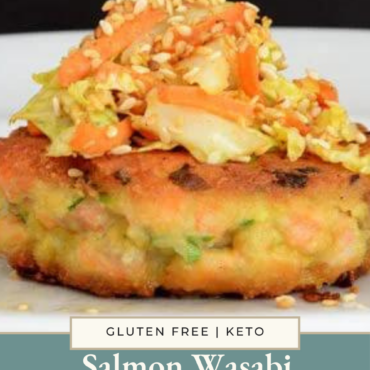 Salmon Wasabi Burgers