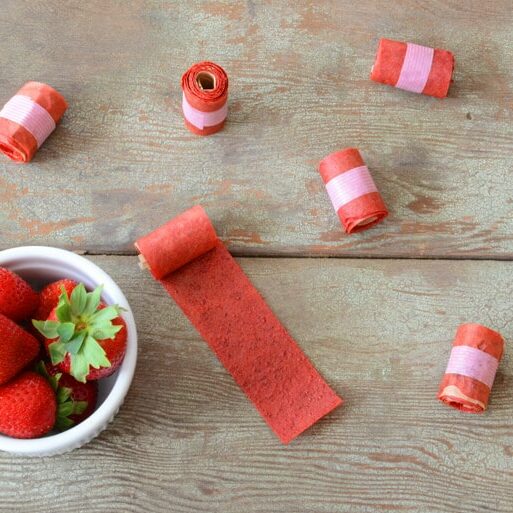 Strawberry Lemonade Fruit Roll Ups