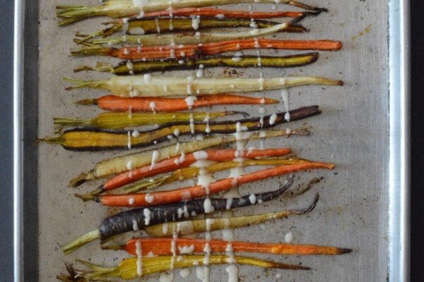 Tahini Glazed Carrots