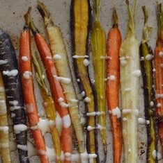 Tahini Glazed Carrots