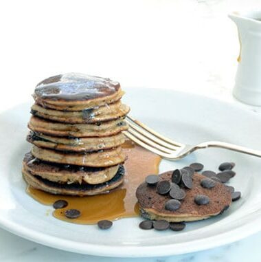 Banana Chocolate Chip Pancakes