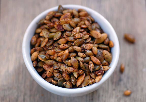 chili roasted pumpkin seeds