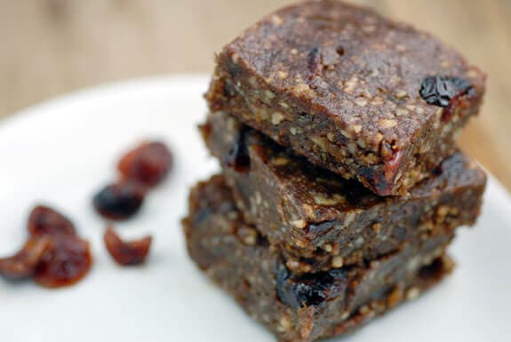 chocolate cranberry power bar recipe gluten-free