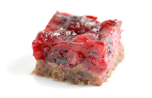 paleo cranberry bars
