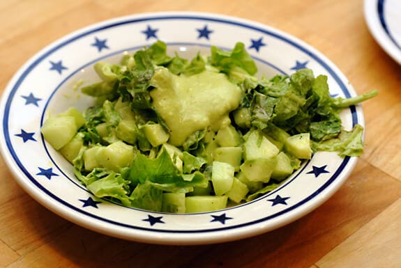 creamy avocado dressing