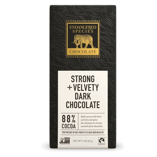 Endangered Species Dark Chocolate 88%