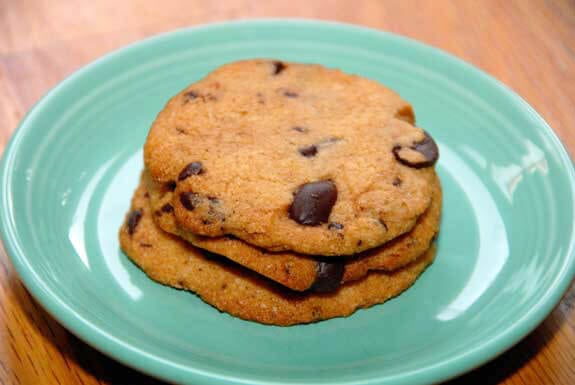 gluten free vegan chocolate chip cookies