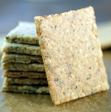 egg-free keto crackers