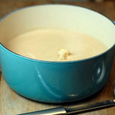 roasted cauliflower soup