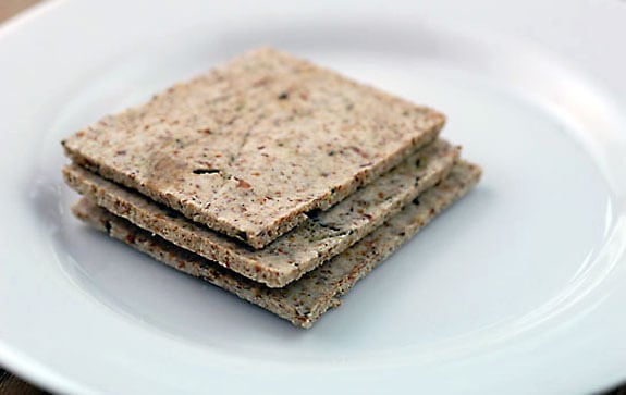 paleo almond pulp crackers
